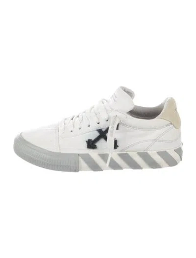 Pre-owned Off-white Vulcanized Sole Sneakers In White