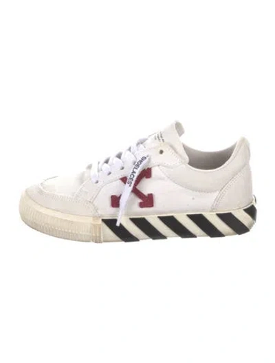 Pre-owned Off-white Vulcanized Sole Sneakers In White