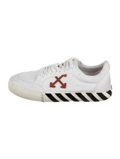 Pre-owned Off-white Vulcanized Sole Sneakers In White