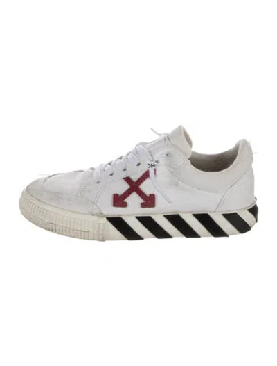 Pre-owned Off-white Vulcanized Sole Sneakers In White