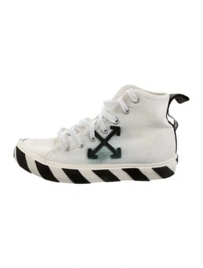 Pre-owned Off-white Vulcanized Sole Sneakers In White