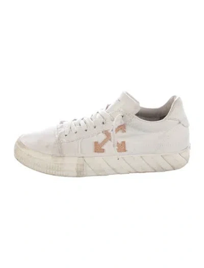Pre-owned Off-white Vulcanized Sole Sneakers In White