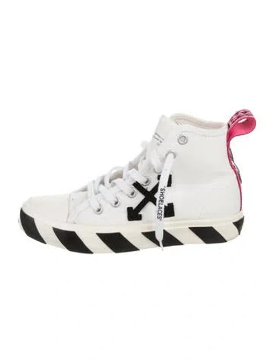Pre-owned Off-white Vulcanized Sole Sneakers In White