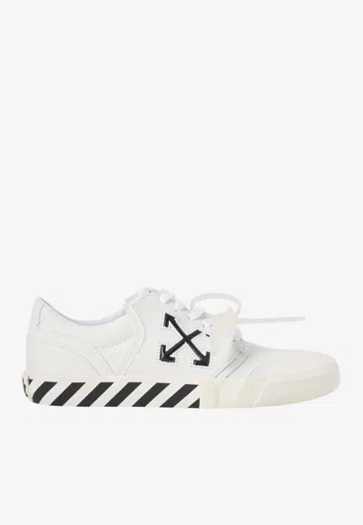 Off-white Vulcanized Undercut Low-top Sneakers In Multi