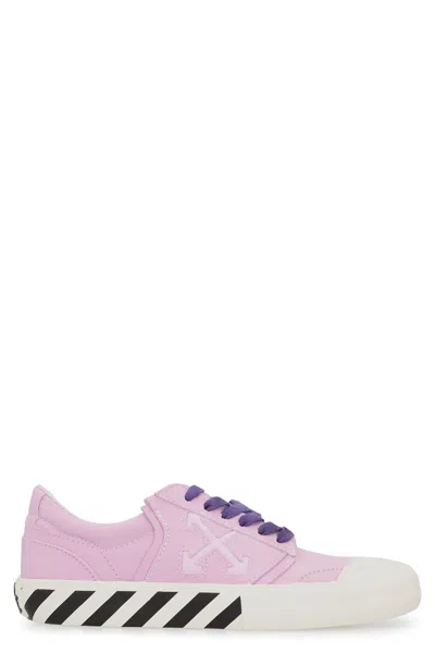 Off-white Vulcanized Undercut Sneakers In Pink