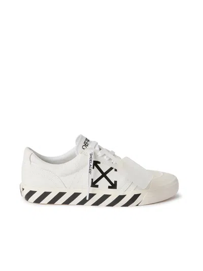 Off-white Vulcanized Undercut Sneakers In White