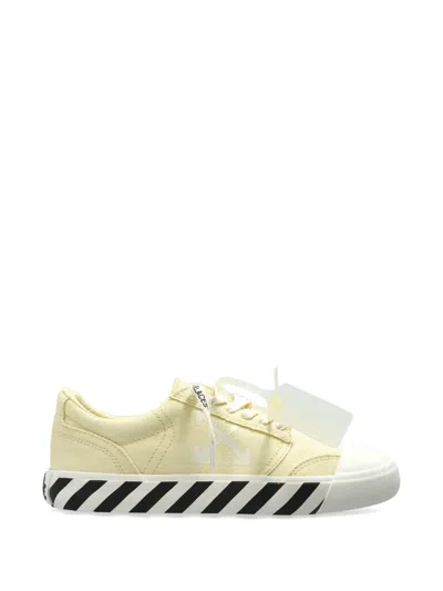 Off-white Vulcanized Undercut Sneakers In Yellow