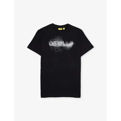 Off-white Kids' W Spray Graphic Cotton-jersey T-shirt 12-16 Years Black