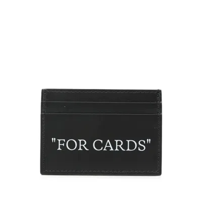 Off-white Wallets & Cardholders In Black