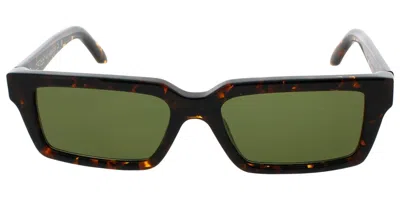 Off-white Warren 6055 Men's Sunglasses Tortoiseshell Size 54 In Dark Tortoise