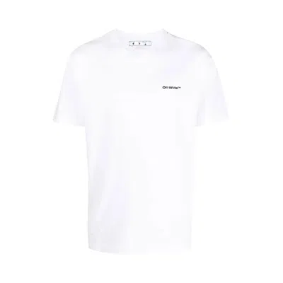 Pre-owned Off-white Wave Outline Diag Slim Short-sleeve Tee 'white/black' | Men's Size Xl