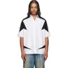 Off-white Race Logo Panel Shirt In Multi