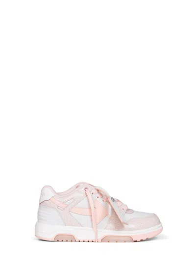Off-white White And Pink Out Of Office Sneakers