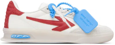 Off-white White & Red New Slim Sneakers