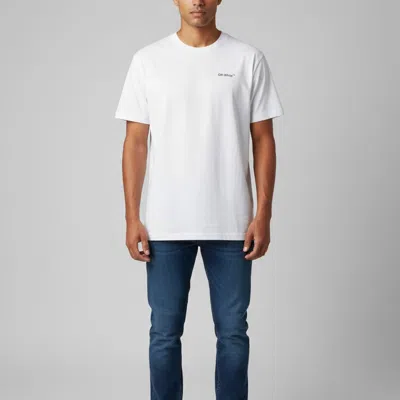 Pre-owned Off-white White Caravaggio Arrow Graphic Jersey T-shirt L