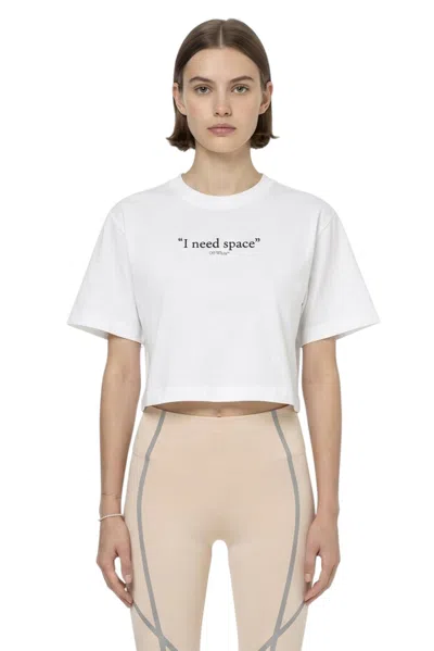 Off-white White Crew Neck T-shirt