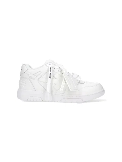 Off-white White Leather Out Of Office Sneakers