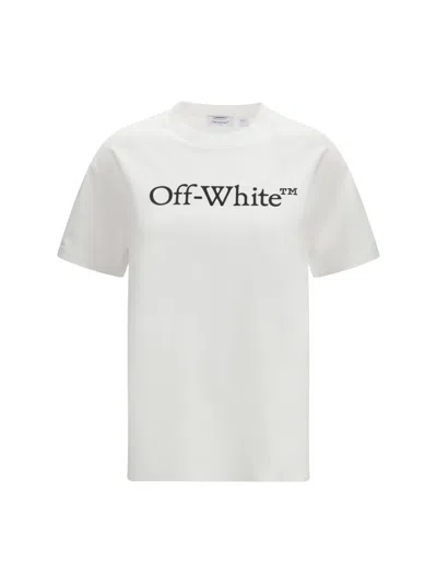Off-white White Cotton T-shirts Big Logo