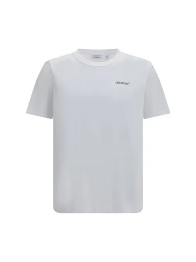 OFF-WHITE WHITE LOGO PRINT T-SHIRT