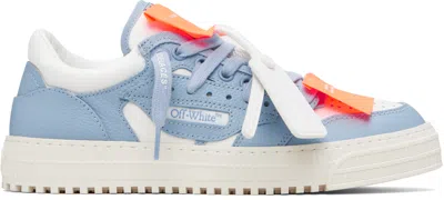 Off-white White Low Top 3.0 Off Court Sneakers In Blue