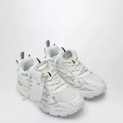 Off-white White Mesh Lace-up Flat Shoes