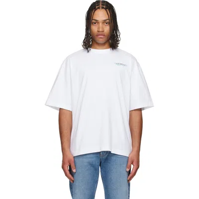 Off-white White Moon Arrow S/s Skate T-shirt