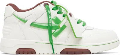 Off-white White Out Of Office Bubble Arrow Sneakers In Multi