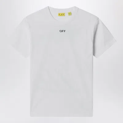 OFF-WHITE OFF-WHITE™ WHITE T-SHIRT WITH LOGO PRINT