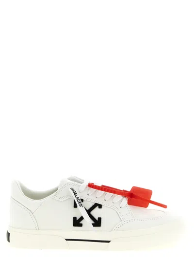 Off-white White Vulcanized Sneakers In Blackwhite