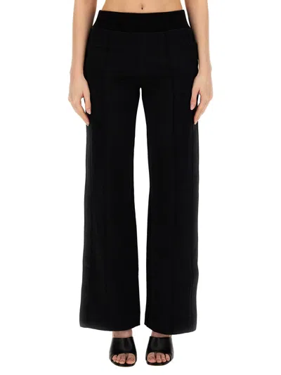 Off-white Wide Leg Pants In Black