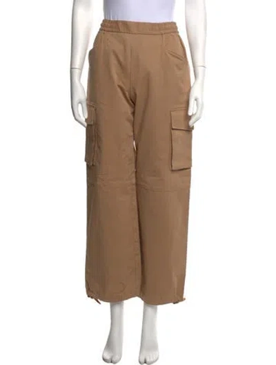 Pre-owned Off-white Wide Leg Pants In Neutrals