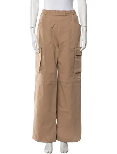 Pre-owned Off-white Wide Leg Pants In Neutrals