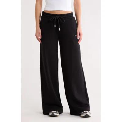 Off-white Wide Leg Sweatpants In Black
