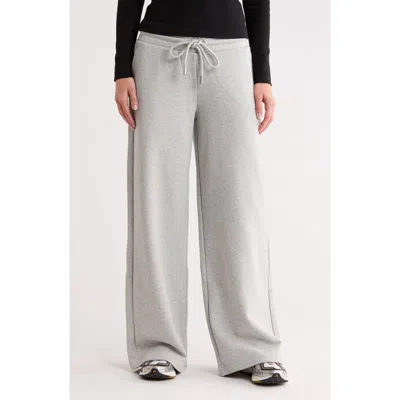 Off-white Wide Leg Sweatpants In Med Grey Heather
