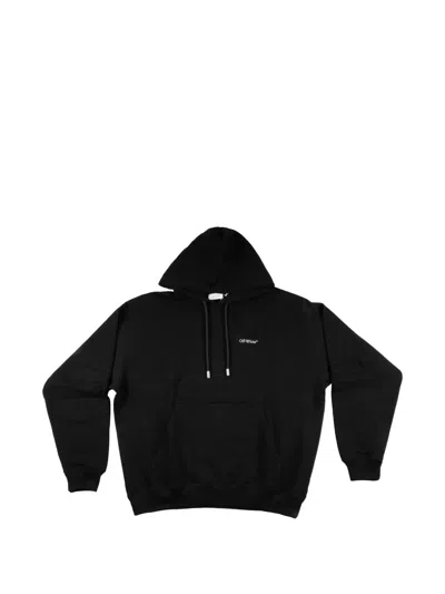 Off-white Windy Arrow Hoodie In Black
