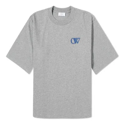 Off-white (wmns)  Flock Basic T-shirt 'grey' In Gray