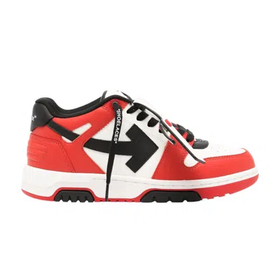 Pre-owned Off-white Wmns Out Of Office 'red White Black' | Women's Size 35