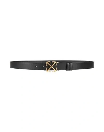 Off-white Woman Belt Black Size 38 Leather