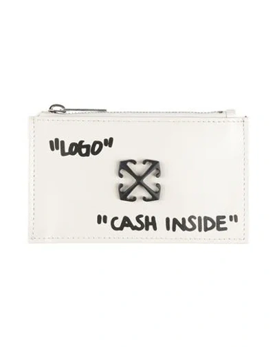 Off-white Woman Cardholder Off White Size - Calfskin