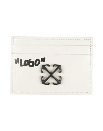 Off-white Woman Cardholder Off White Size - Calfskin