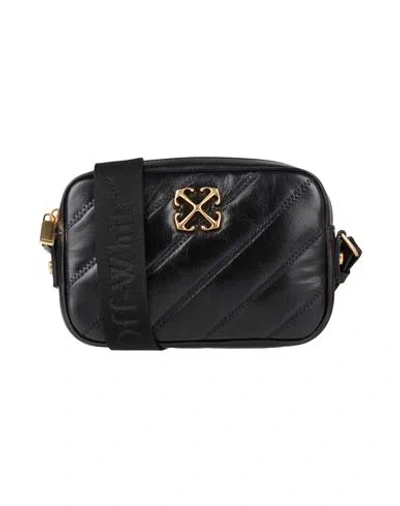Off-white Woman Cross-body Bag Black Size - Calfskin