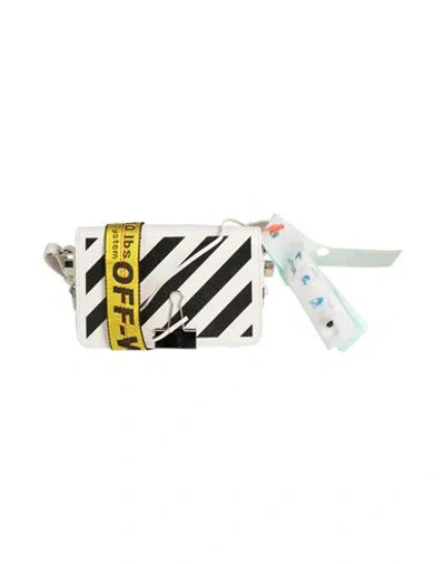 Off-white Woman Cross-body Bag White Size - Leather