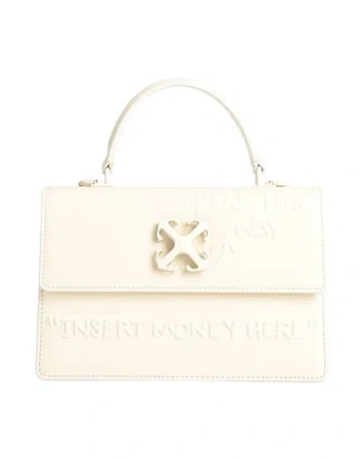 Off-white Woman Handbag Beige Size - Calfskin