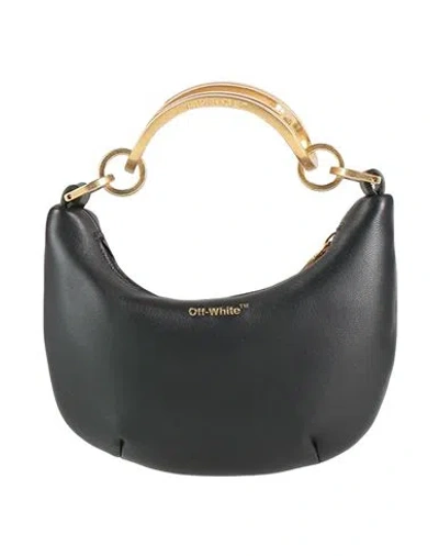 Off-white Woman Handbag Black Size - Leather