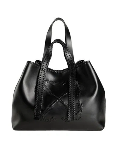 Off-white Woman Handbag Black Size - Leather
