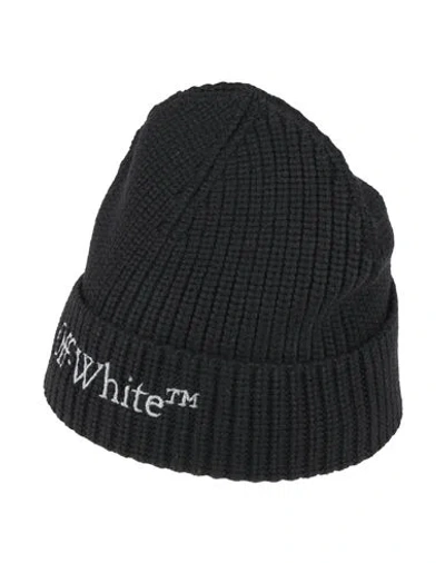 Off-white Woman Hat Black Size Onesize Virgin Wool