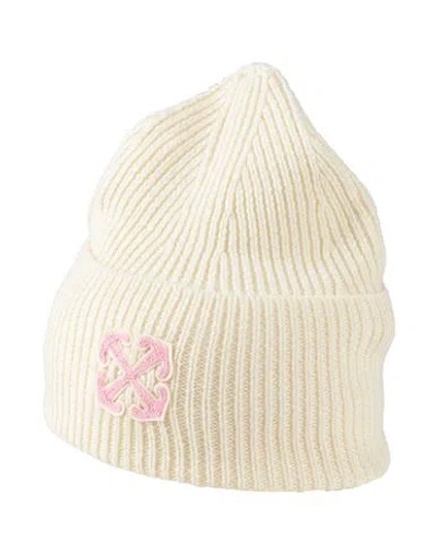 Off-white Woman Hat Ivory Size Onesize Wool