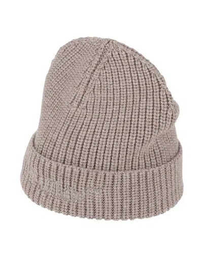 Off-white Woman Hat Taupe Size Onesize Virgin Wool In Grey