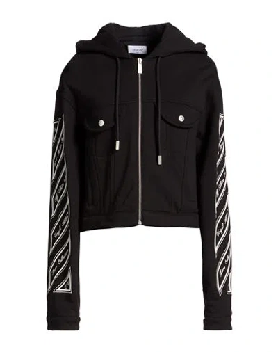 Off-white Woman Jacket Black Size L Cotton