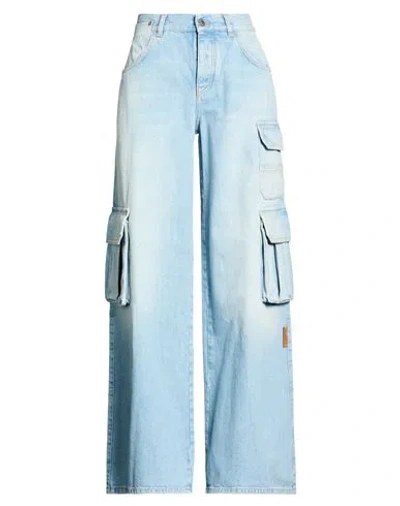 Off-white Woman Jeans Blue Size 29 Cotton
